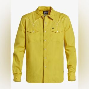 Blank canvas x quiksilver men’s Andy Y Andy button down cowboy shirt • XXL